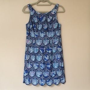 Lilly Pulitzer Aralyn Shell Eyelet Shift Dress